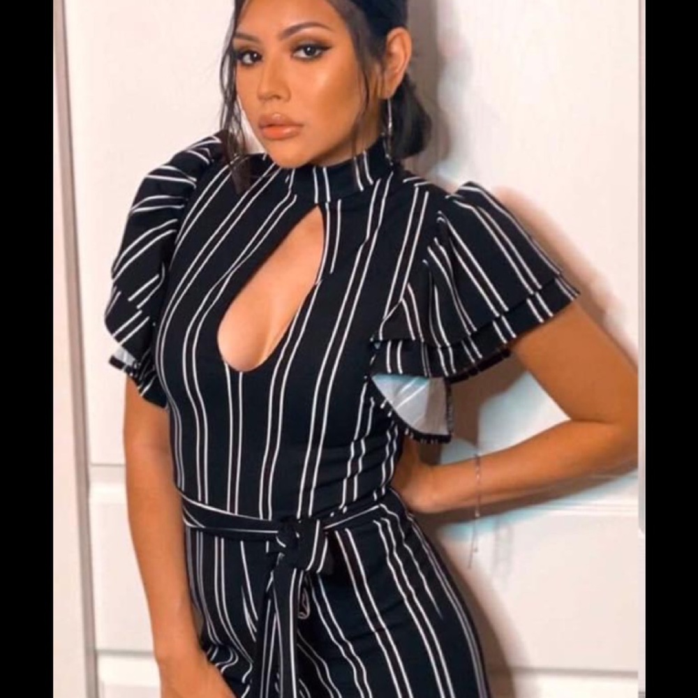 Beautiful stripped jumpsuit NEW